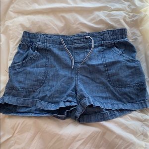 Denim shorts
